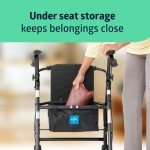 Lightweight Folding Carbon Rollator Walker for Adults
