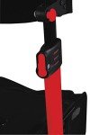Red Nitro Euro Style Carbon Ultralight Rollator