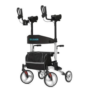 ELENKER Ultralight Folding Rollator with Seat