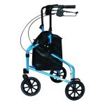 Bondi Blue Height Adjustable 3-Wheel Rollator