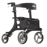 Nitro Elite Carbon Fiber Rollator - Black