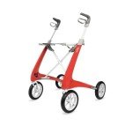 byACRE Ultralight Carbon Rollator Walker - Red