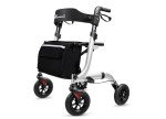 Henmnii Ultralight Rollator Walker with Wide Seat