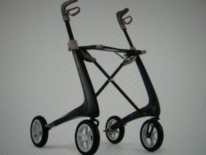 byAcre Carbon Ultralight Compact Black Rollator