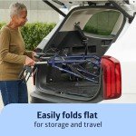 Medline Ultralight Rollator Walker with Seat, Blue
