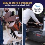 Drive Medical Nitro DLX Foldable Rollator Walker