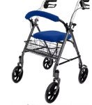Blue Soft Rollator Walker Seat and Backrest Cover