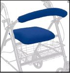 Blue Soft Rollator Walker Seat and Backrest Cover