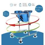 Lightweight Foldable Rollator Walker with Seat