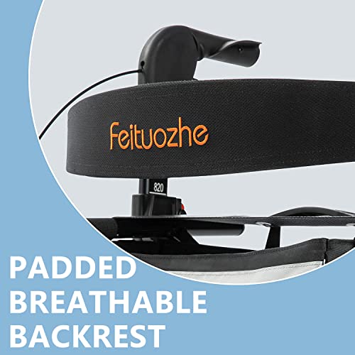 Ultra Lightweight Carbon Fiber Rollator with Storage