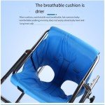 Lightweight Foldable Rollator Walker with Seat