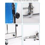 Lightweight Foldable Rollator Walker with Seat