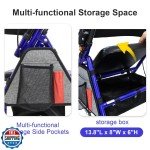 BlessReach Ultralight Foldable Rollator Walker for Seniors