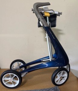 byACRE Carbon Ultralight Compact Blue Rollator Walker