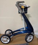byACRE Carbon Ultralight Compact Blue Rollator Walker