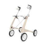 Lightweight Carbon Fiber Rollator with Regular Seat