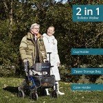 ELENKER 2-in-1 All-Terrain Rollator & Transport Chair