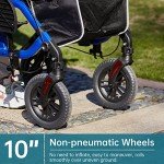 ELENKER 2-in-1 All-Terrain Rollator & Transport Chair