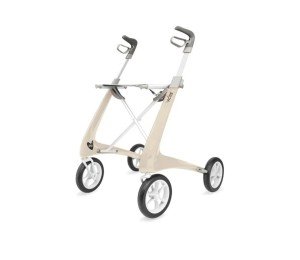 byACRE Ultralight Carbon Rollator Walker - Oyster White