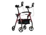 ELENKER Ultralight Heavy Duty Rollator Walker - Red