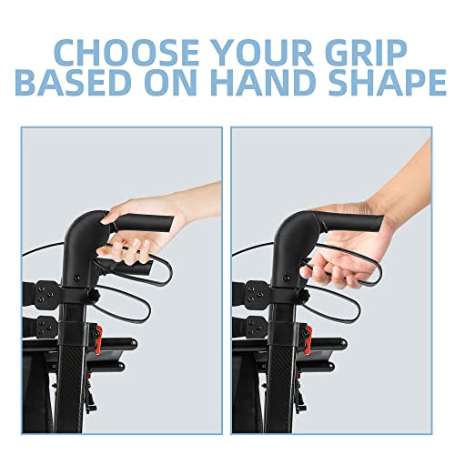 Ultra Lightweight Carbon Fiber Rollator with Storage