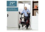 ELENKER Ultralight Heavy Duty Rollator Walker - Red
