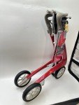 byACRE Carbon Ultralight Rollator Walker - Red