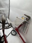 byACRE Carbon Ultralight Rollator Walker - Red