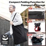 Lightweight All-Terrain Rollator Walker with Rubber Wheels