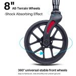 Ultralight Folding Rollator Walker with Seat