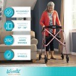 Lightweight Folding Rollator Walker for Seniors