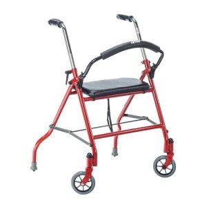 Drive Medical Foldable Rollator Walker with Seat
