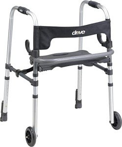 Drive Medical Clever Lite Foldable Rollator Walker