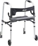 Drive Medical Clever Lite Foldable Rollator Walker