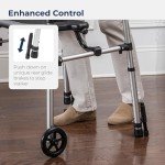 Drive Medical Clever Lite Foldable Rollator Walker
