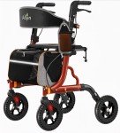 All-Terrain Carbon Ultralight Rollator with Seat