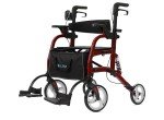 ELENKER Ultralight 2-in-1 Rollator and Transport Chair