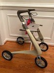 byACRE Ultralight Carbon Rollator Walker - Compact Oyster
