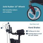Elenker Carbon Fiber Ultralight Folding Rollator
