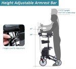 Elenker Carbon Fiber Ultralight Folding Rollator