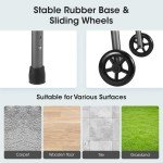 MaxKare Adjustable Carbon Ultralight Rollator Walker