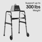 MaxKare Adjustable Carbon Ultralight Rollator Walker