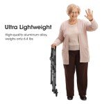 MaxKare Adjustable Carbon Ultralight Rollator Walker