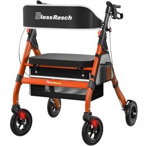 Ultimate Foldable Rollator Walker for Seniors 450 lb