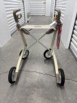 ByAcre Carbon Ultralight Rollator Walker - Oyster White