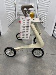 ByAcre Carbon Ultralight Rollator Walker - Oyster White