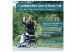 Elenker Carbon Ultralight Upright Rollator Walker