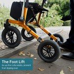 ELENKER Compact All-Terrain Rollator for Seniors
