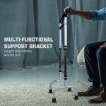 Adjustable Carbon Ultralight Rollator for Seniors