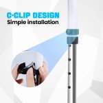 Adjustable Carbon Ultralight Rollator for Seniors